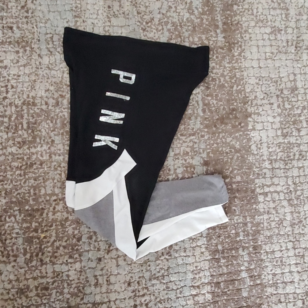 Pink yoga sequence leggings